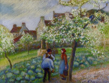開花した梅の木 カミーユ・ピサロ Oil Paintings